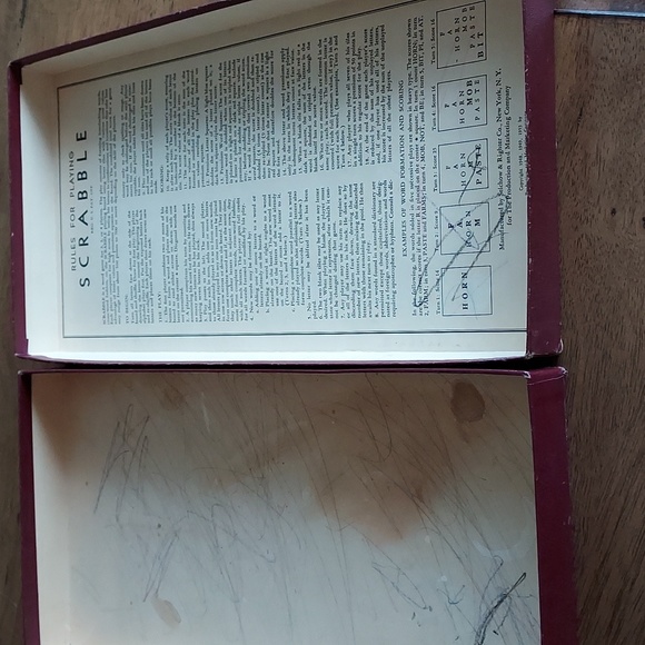 SCRABBLE 1948 by Selchow & Righter Co., Vintage - Picture 6 of 7